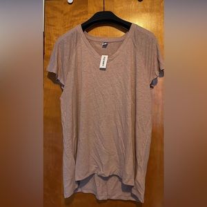 Old Navy Women’s oversized linen blend t-shirt size M